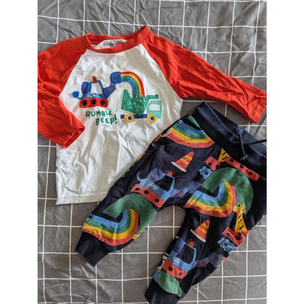Next Rumble Beep Construction Vehicles Rainbows Outfit